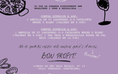 Plats precuinats preparats i menjars per emportar